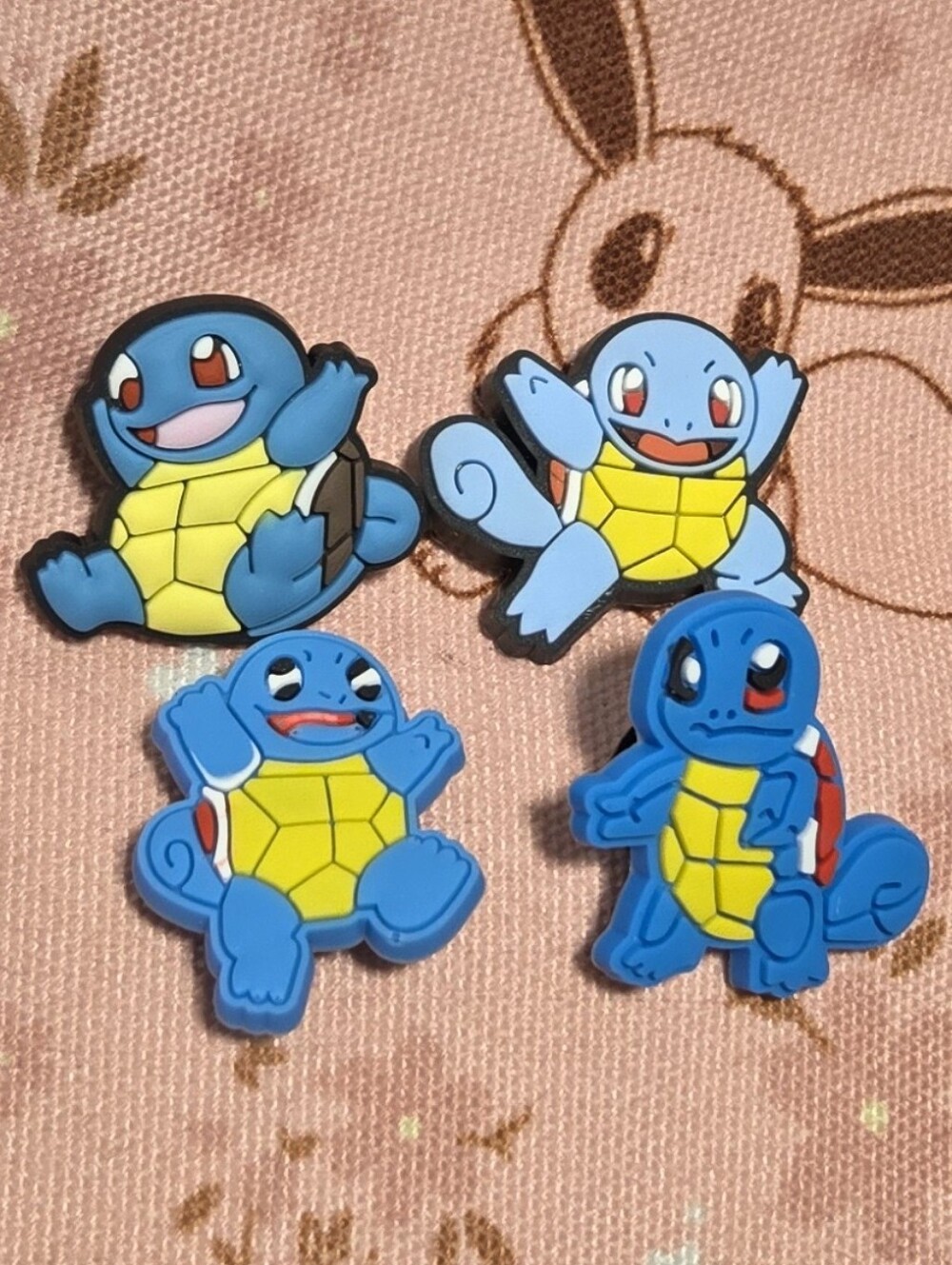 Squirtle Set of 4 Croc Charms